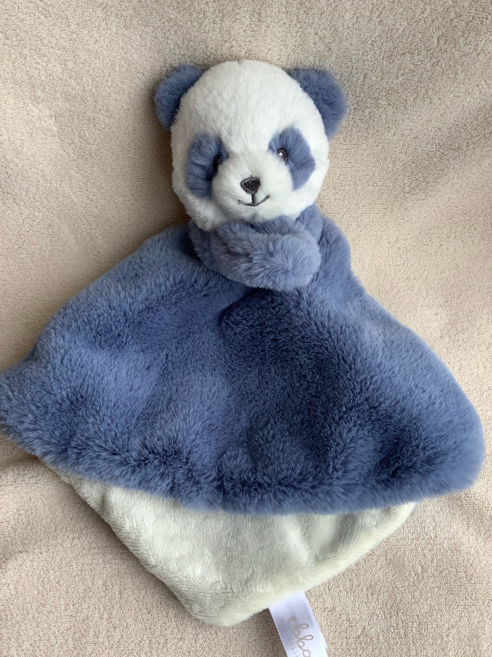 Ebba by Aurora World Plush able and White Panda Bear Lovey Security Blanket Toy